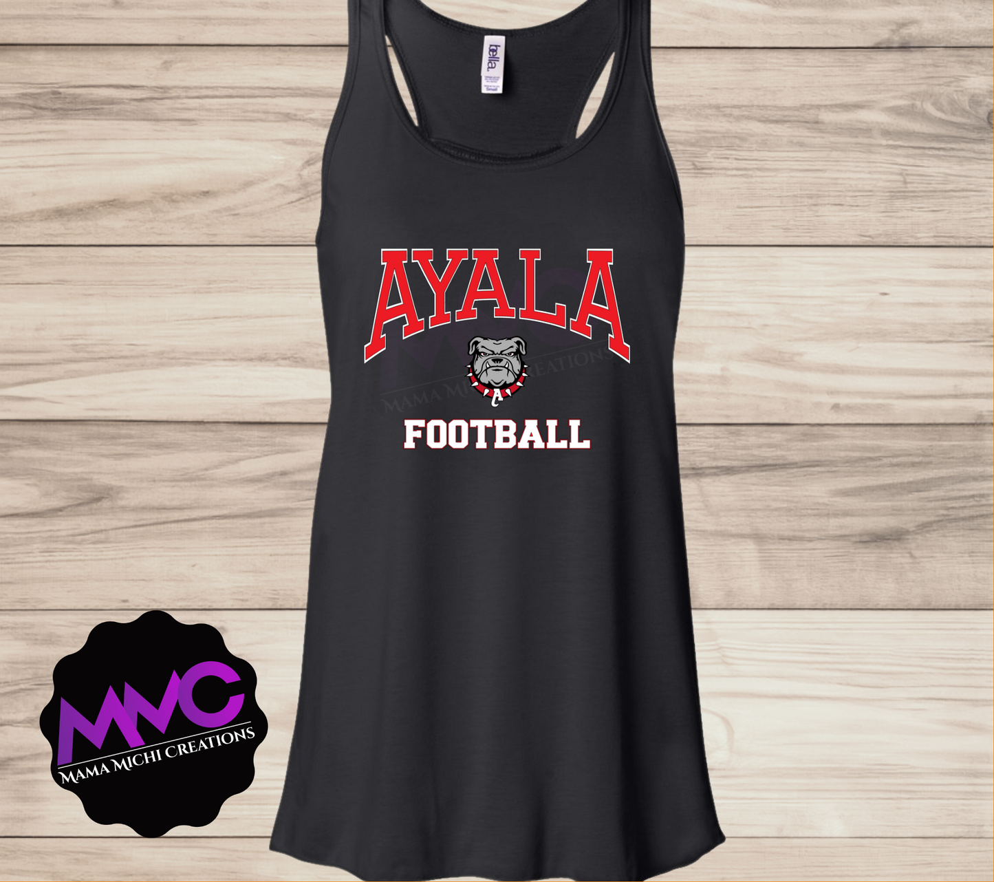 Ayala Bulldogs Football Tank Top
