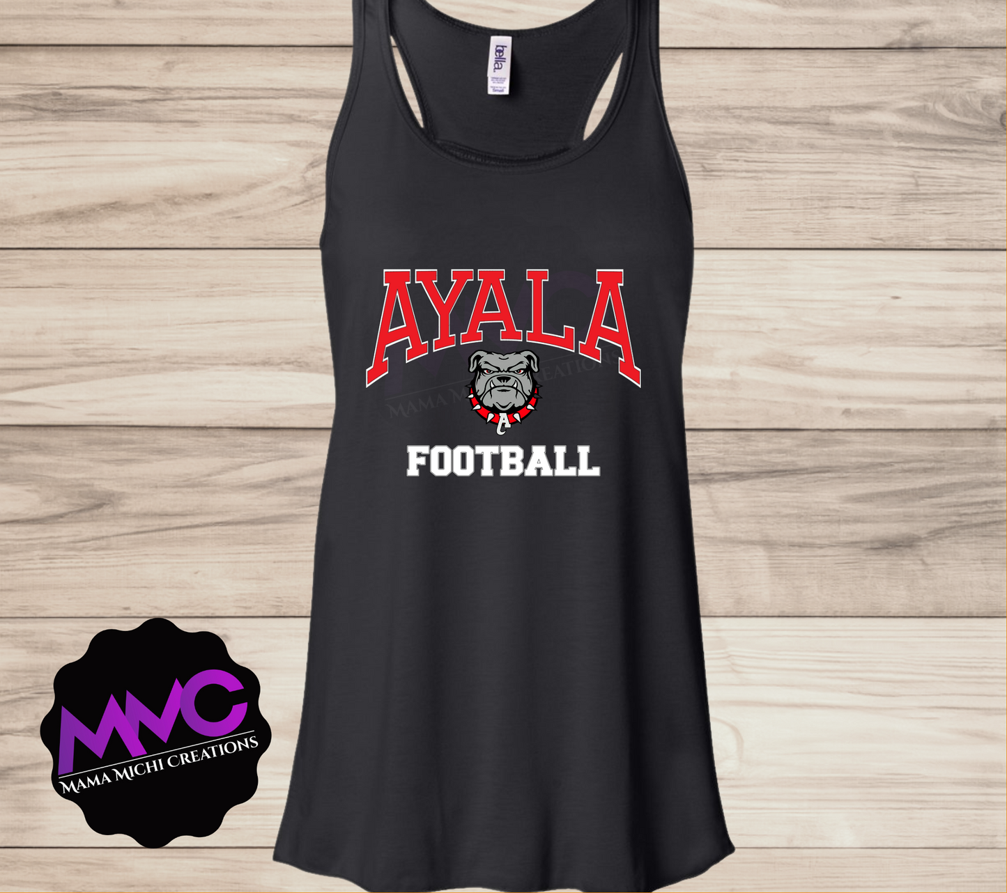Ayala Bulldogs Football Tank Top
