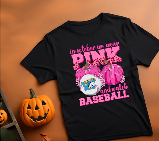 Baseball Pink Pumpkin